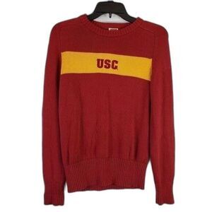 Nike USC Trojans 100% Cotton Women Sweatshirt Red Pullover. Small